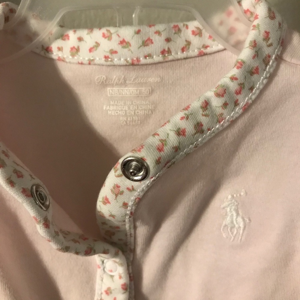 Polo pajama onesie